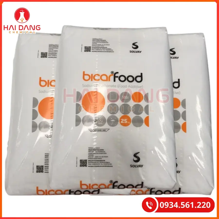 Sodium Bicarbonate Bicarfood NaHCO3 25kg/bao Ý Tại Quảng Ninh