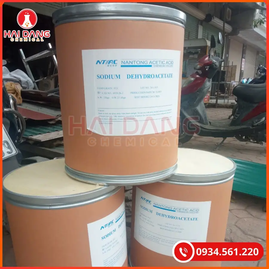 Sodium Dehydroacetate E266 25kg/thùng Trung Quốc Tại Quảng Ninh