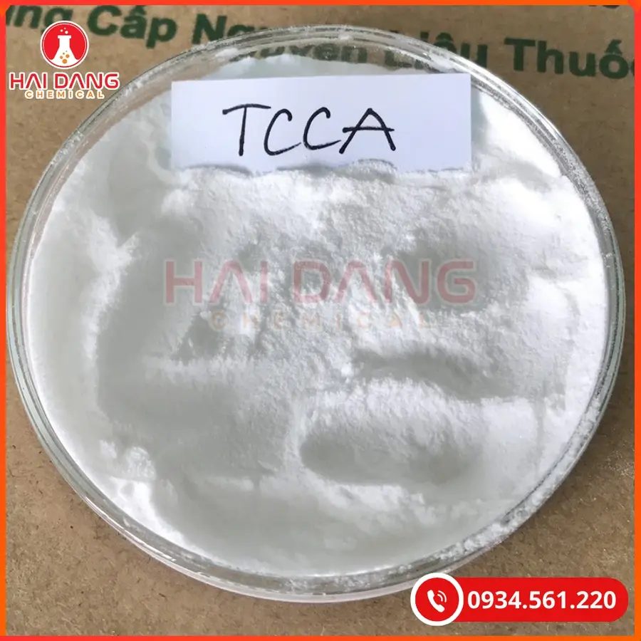 TCCA Bột Shikoku C3Cl3N3O3 Nhật Bản 50kg/thùng Tại Quảng Ninh