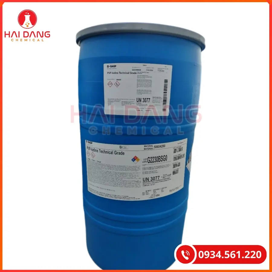 Pvp Iodine Technical Grade 70kg/thùng Tại Quảng Ninh