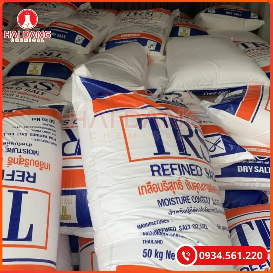 Muối Tinh Khiết Thái Lan NACL 99% 50kg/bao Tại Quảng Ninh