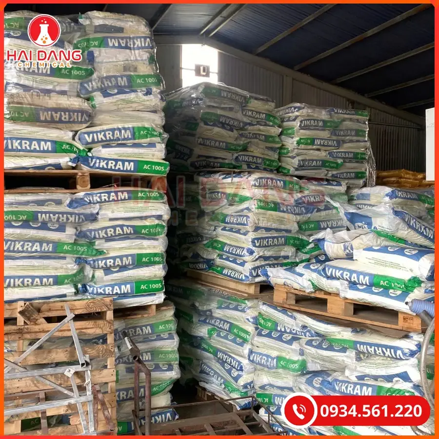 PAC Ấn Độ Al2O3 Vikram 31% Ấn Độ 25kg/bao Tại Quảng Ninh