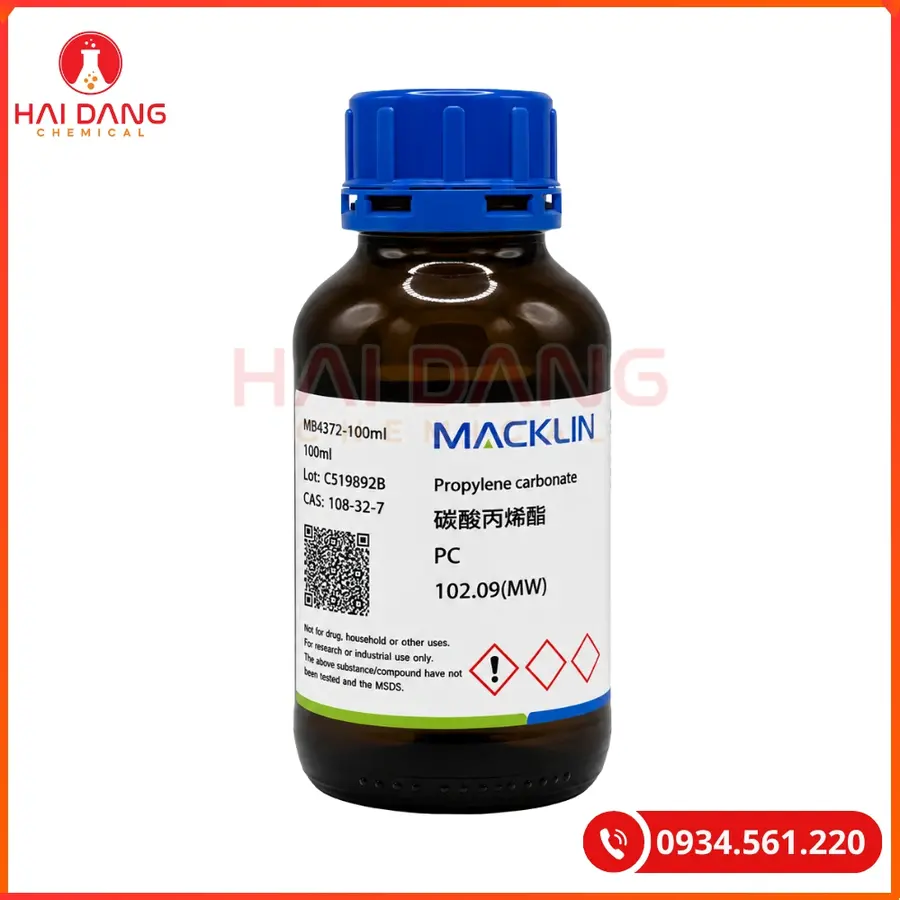 Propylene carbonate CP (C4H6O3) Macklin 500g Tại Quảng Ninh