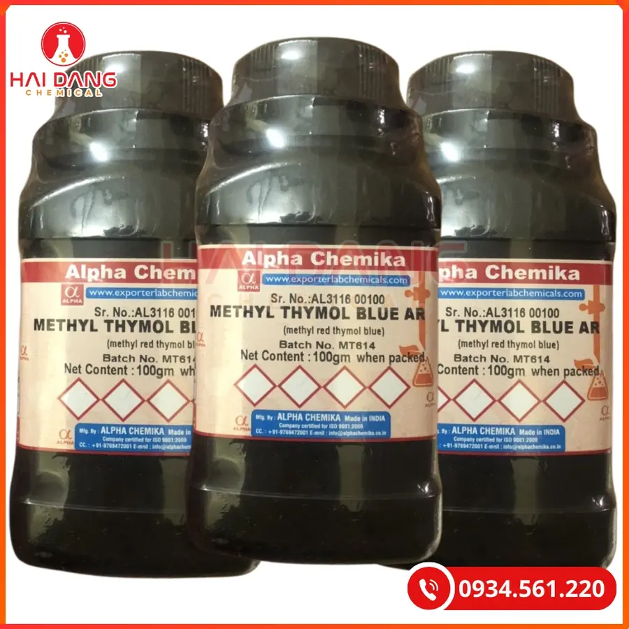 Thymol Blue (C27H30O5S) Alpha chemika 25g Tại Quảng Ninh