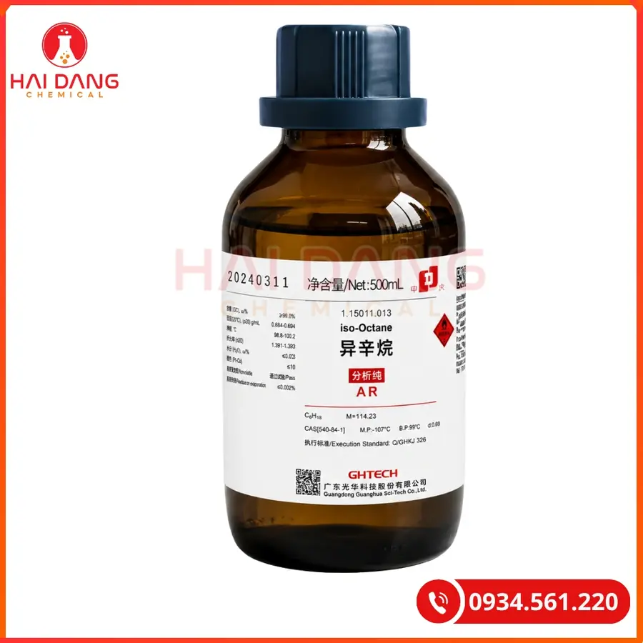 Iso-Octane C8H18 Ghtech 500ml Tại Quảng Ninh