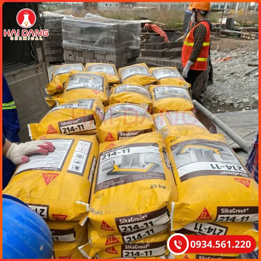 SikaGrout 214-11 Bao 25kg Tại Quảng Ninh