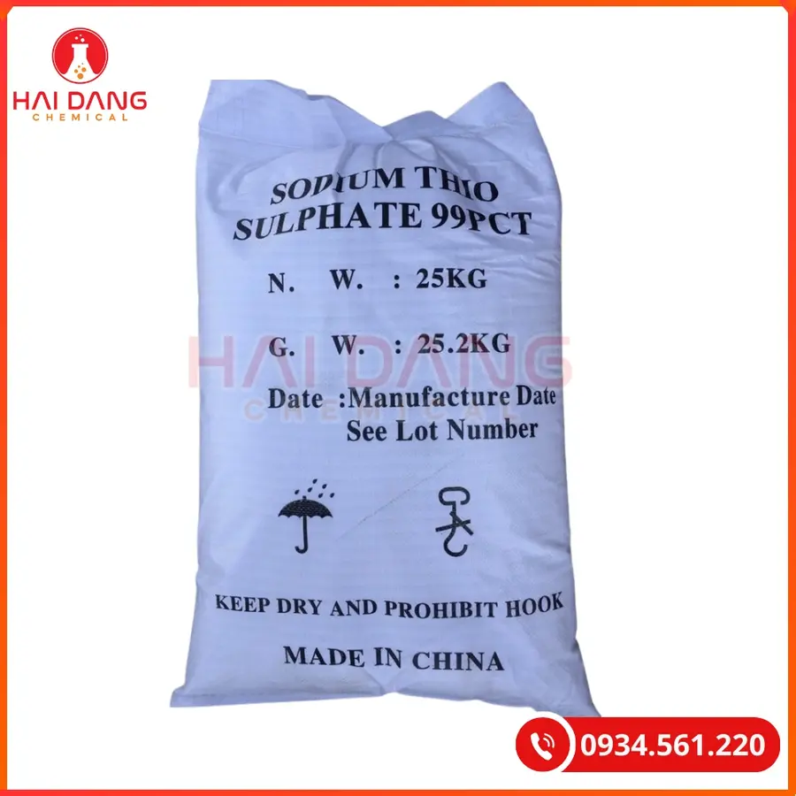 Sodium Thiosulfate 25kg/bao Na2S2O3.5H2O Tại Quảng Ninh