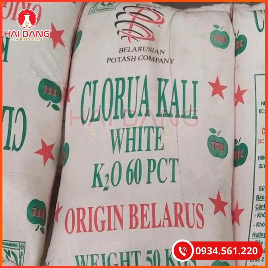 Kali Clorua KCL Belarus 50kg/bao Tại Quảng Ninh