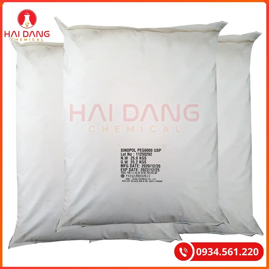 PEG 6000 Ấn Độ Tại Quảng Ninh
