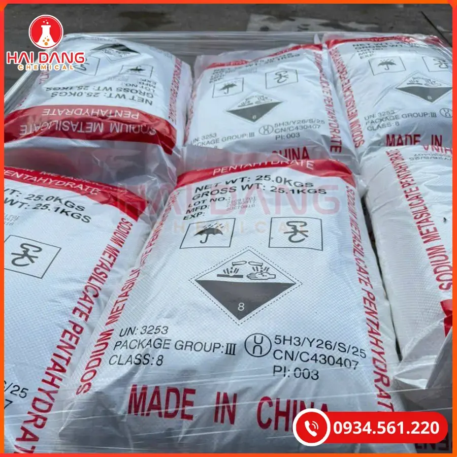 Sodium Metasilicate Na2SiO3 Trung Quốc Tại Quảng Ninh
