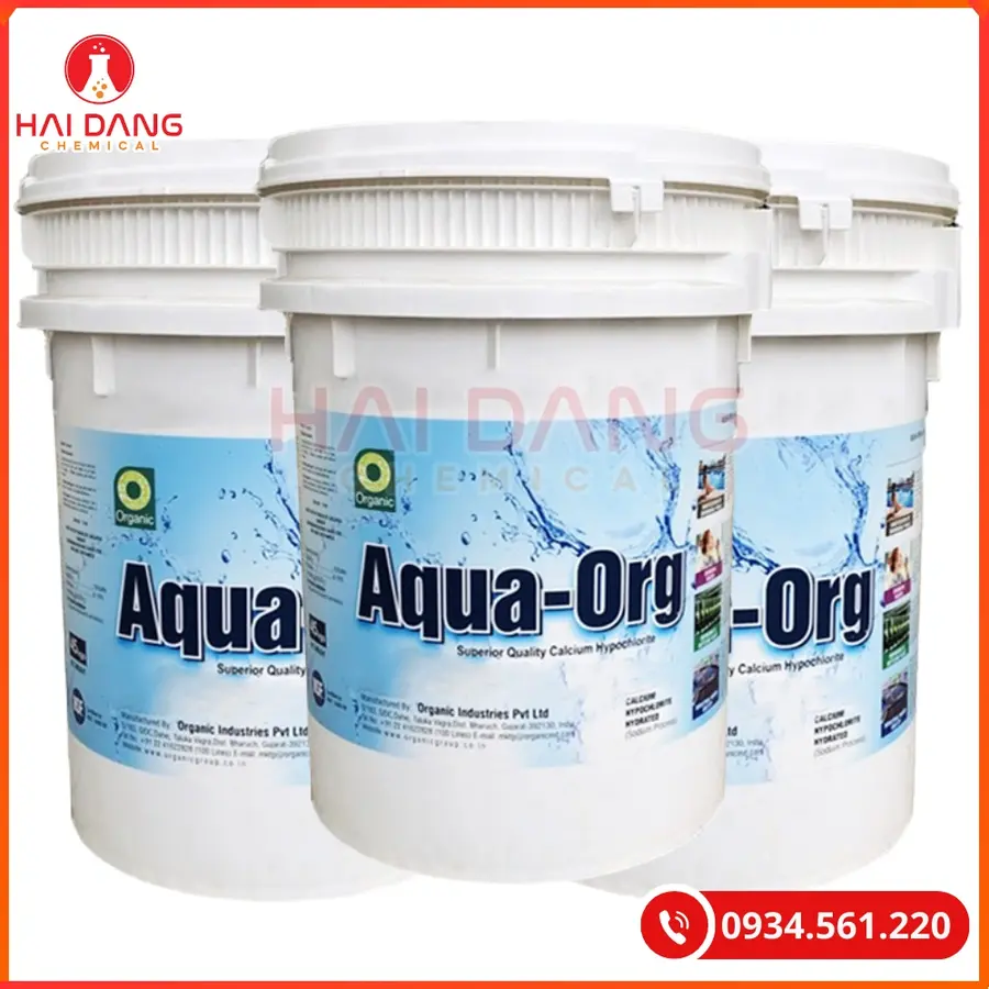 Aqua Org Ấn Độ 45kg/thùng Ca(ClO)2 Tại Quảng Ninh