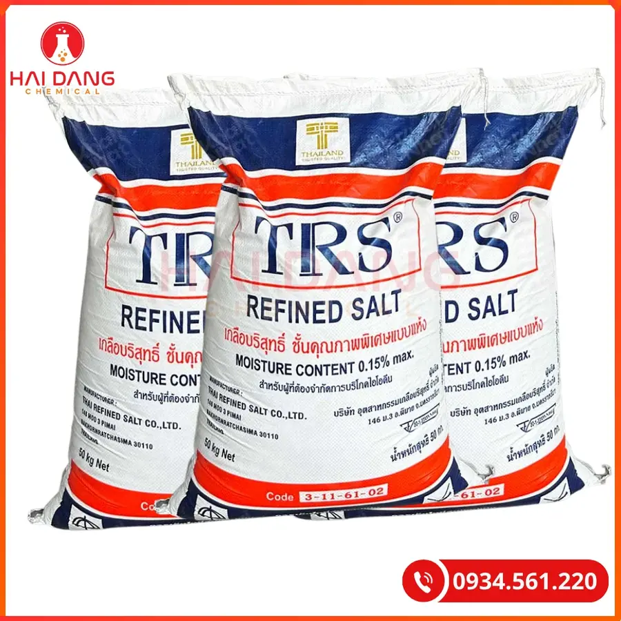 Muối Tinh Khiết Thái Lan NACL 99% 50kg/bao Tại Quảng Ninh