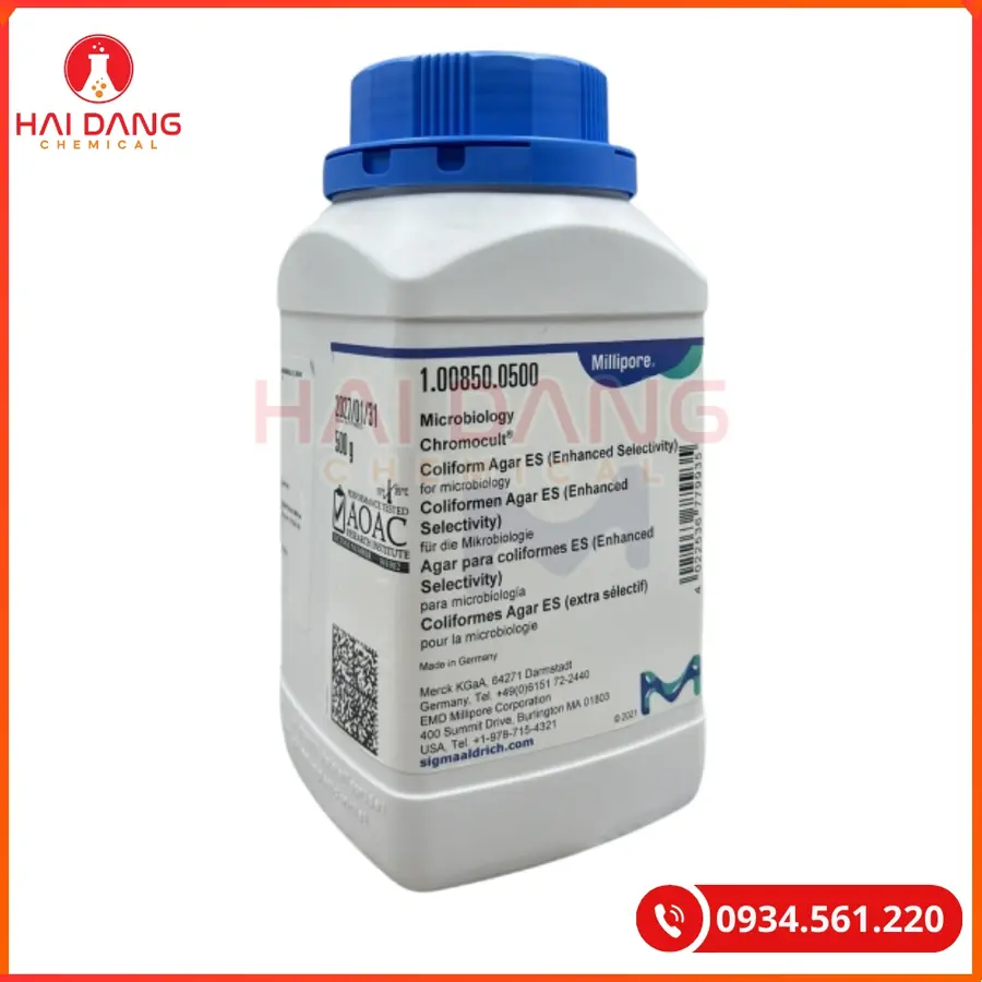 Coliform Agar ES (Enhanced Selectivity) Merck 500g Tại Quảng Ninh