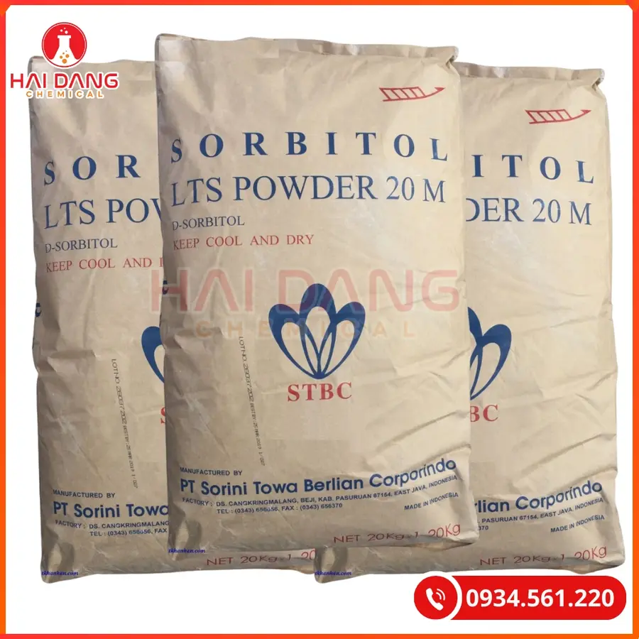 Sorbitol C6H14O6 Indonesia 20kg/bao Tại Quảng Ninh