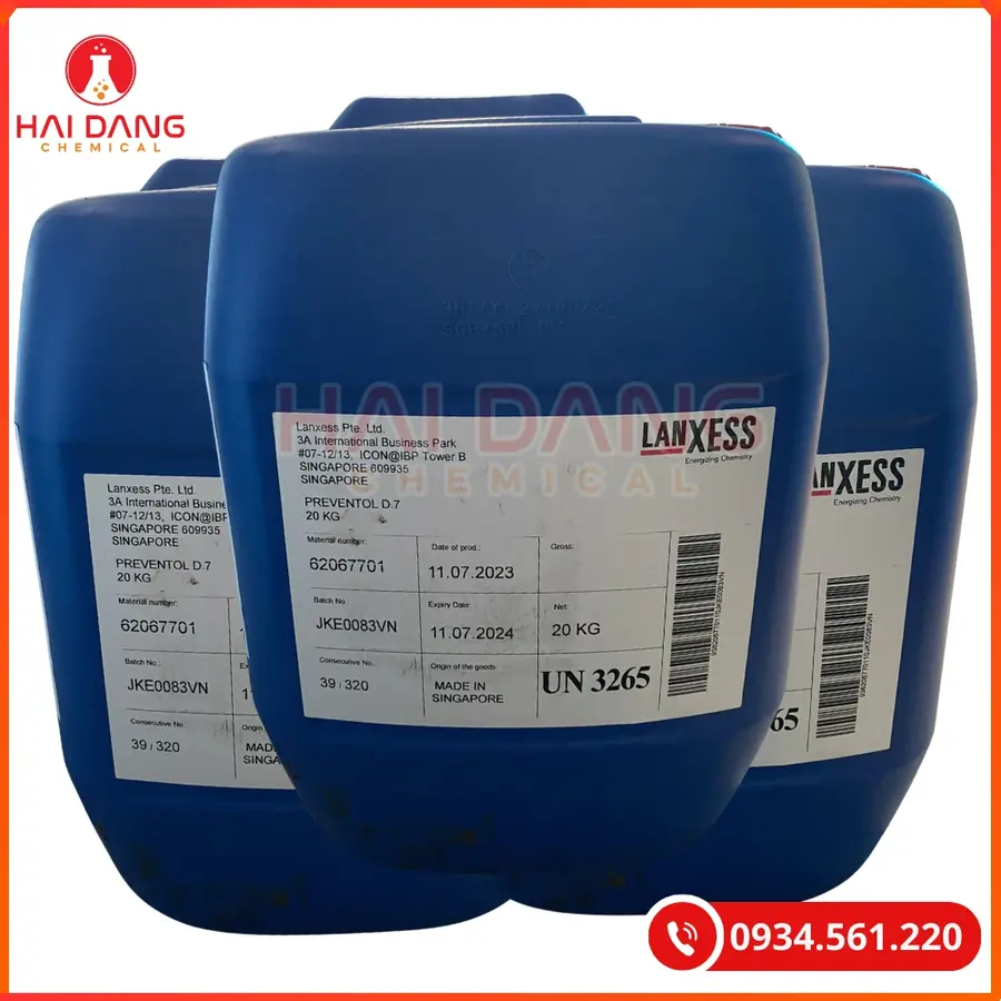 Chất Bảo Quản D7 Singapore Can 20kg Tại Quảng Ninh