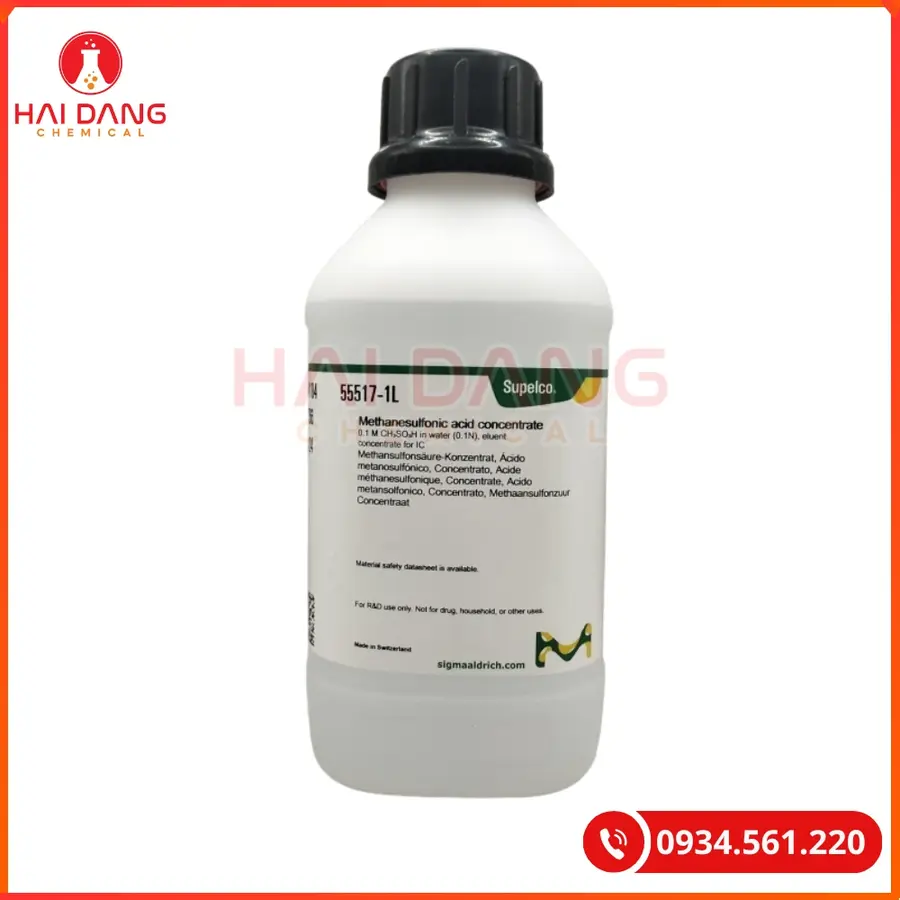 Methanesulfonic acid concentrate CH3SO3H Sigma 1L Tại Quảng Ninh