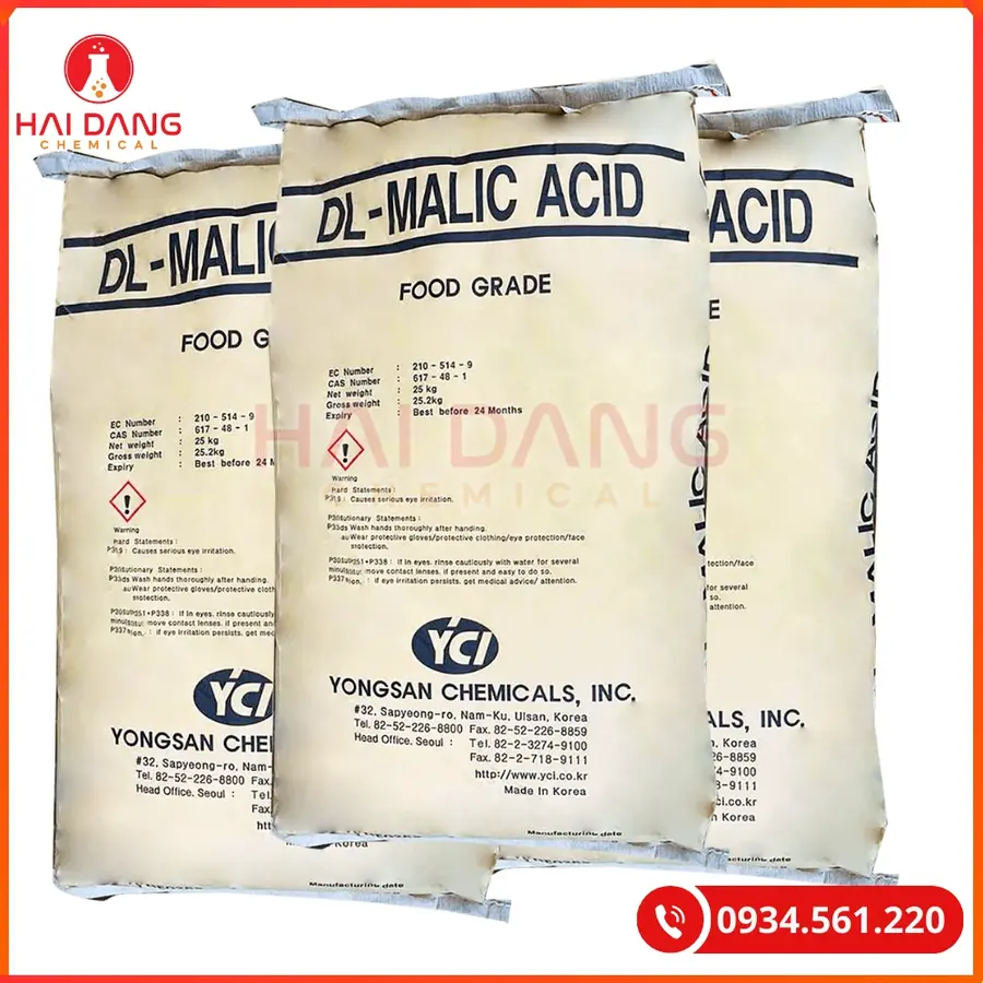 Acid Malic 25kg/bao Nhật Bản Tại Quảng Ninh