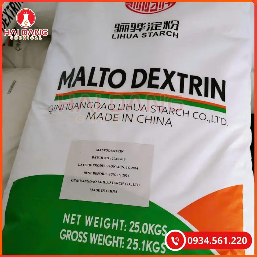 Đường Malto Dextrin 25kg/bao Trung Quốc Tại Quảng Ninh