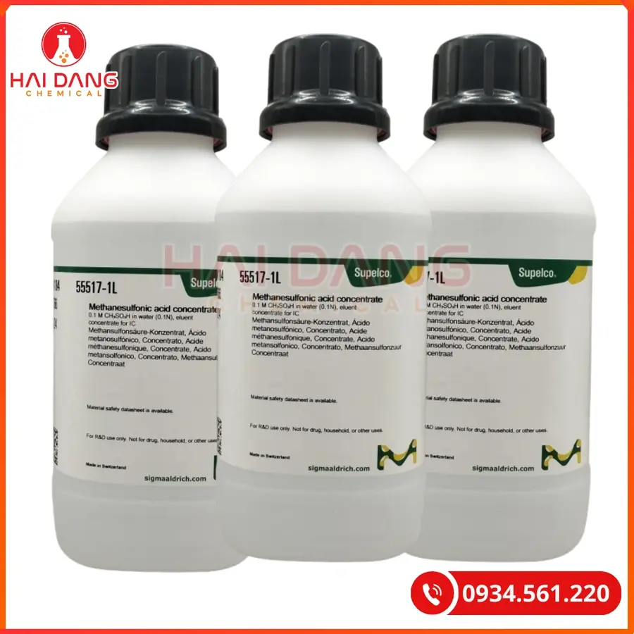 Methanesulfonic acid concentrate CH3SO3H Sigma 1L Tại Quảng Ninh
