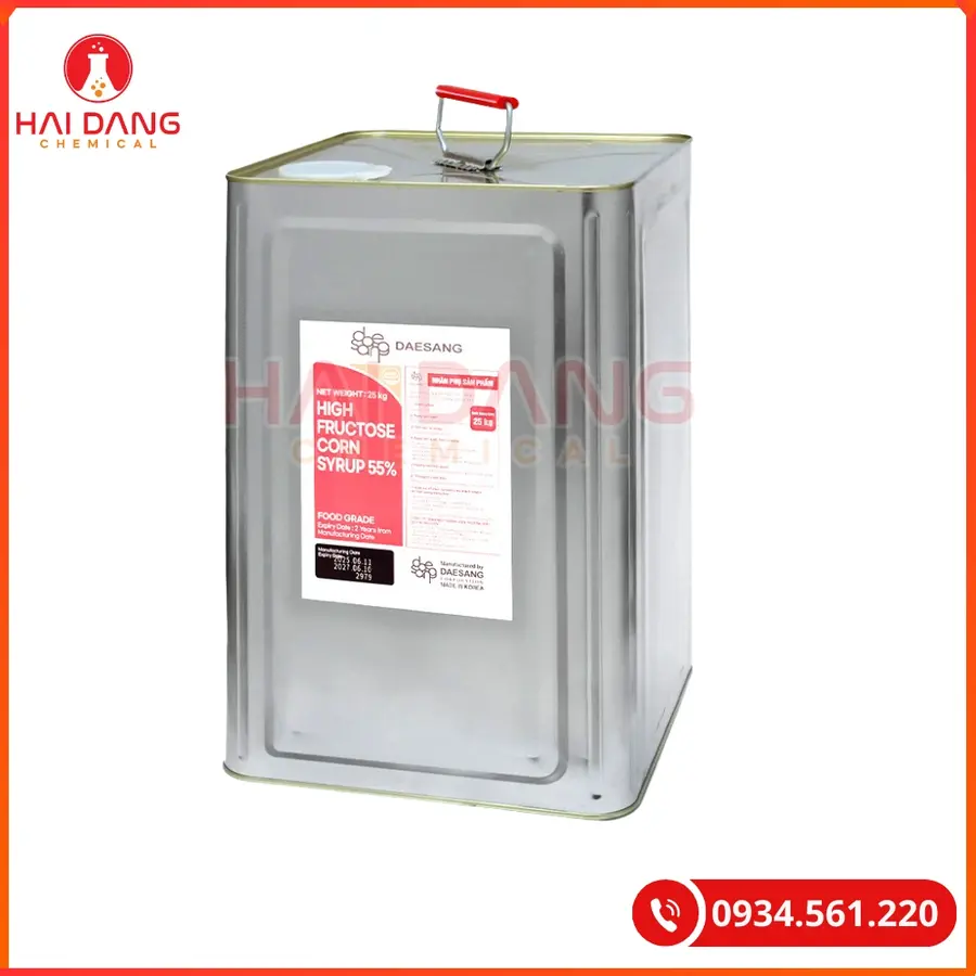 Đường HFCS High Fructose Corn Syrup 55% 25kg/thùng Hàn Quốc Tại Quảng Ninh