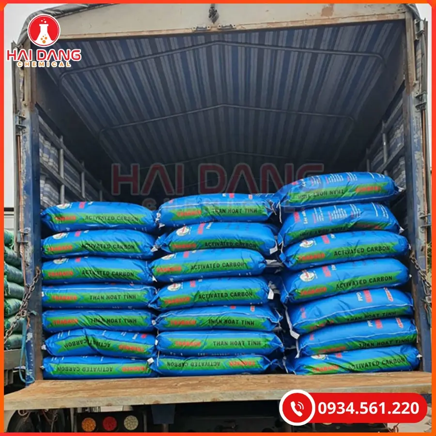 Than Hoạt Tính Ấn Độ Activated Carbon 25kg/bao Tại Quảng Ninh