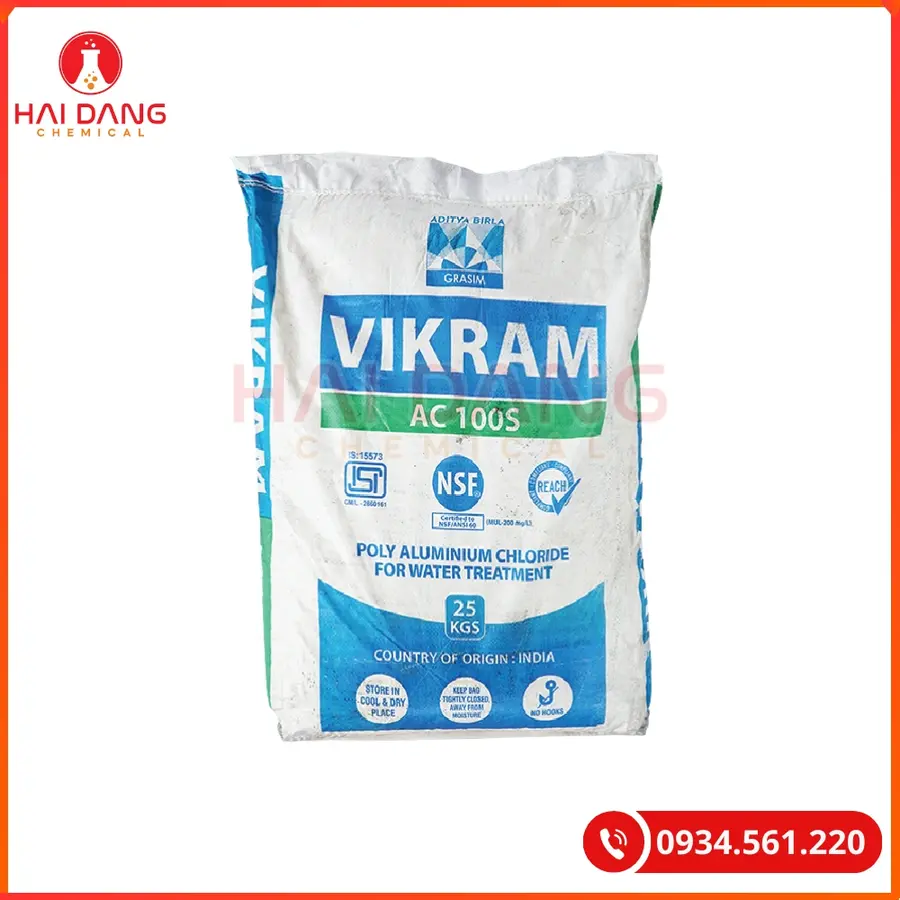 Polyaluminium Chloride PAC Ấn Độ Tại Quảng Ninh