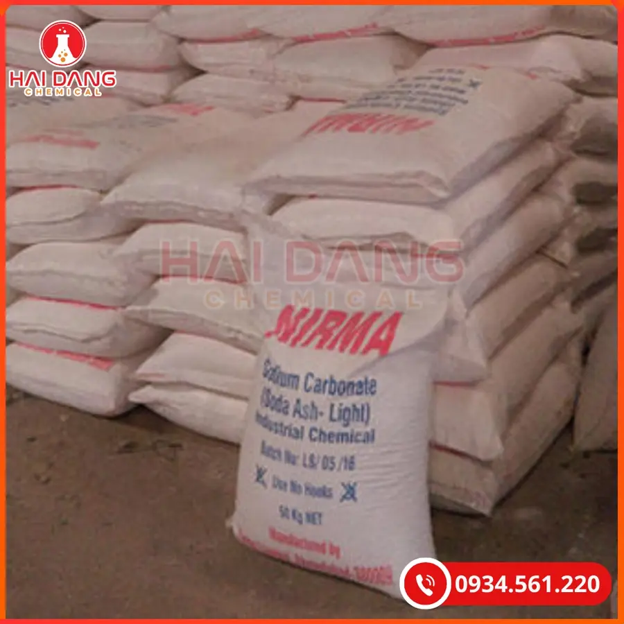 Soda Ash Light Nirma Na2CO3 99% 50kg/bao Tại Quảng Ninh