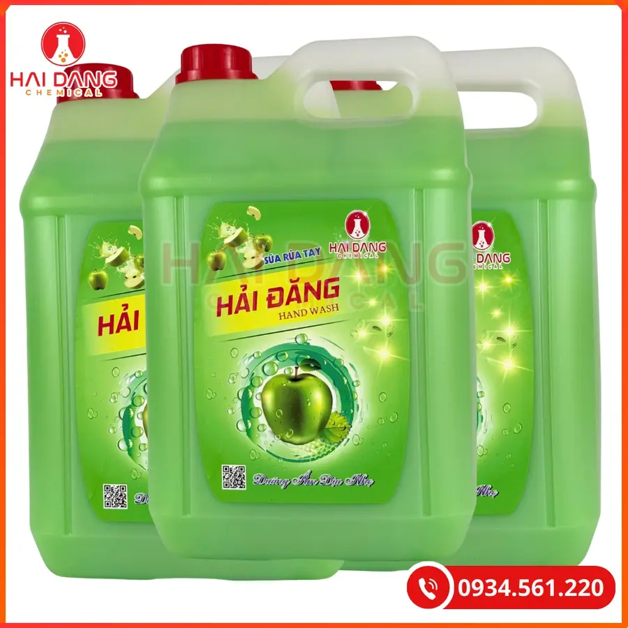 Sữa Rửa Tay Hải Đăng Hương Táo Việt Nam Can 10L Tại Quảng Ninh