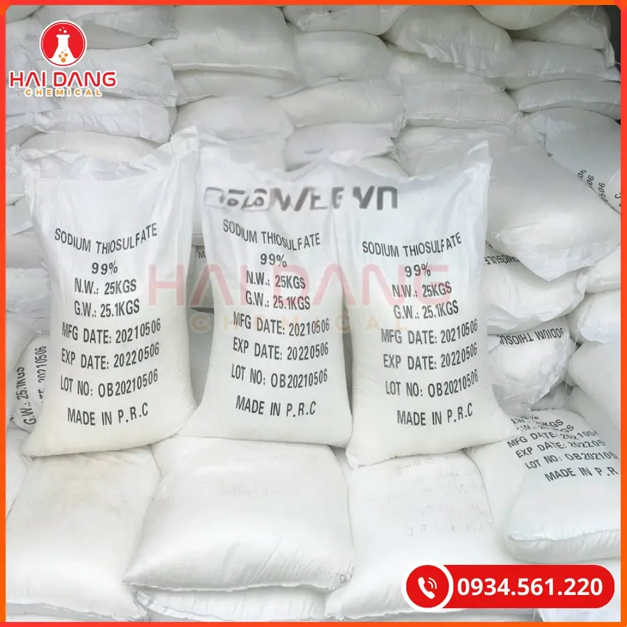 Sodium Thiosulfate 25kg/bao Na2S2O3.5H2O Tại Quảng Ninh