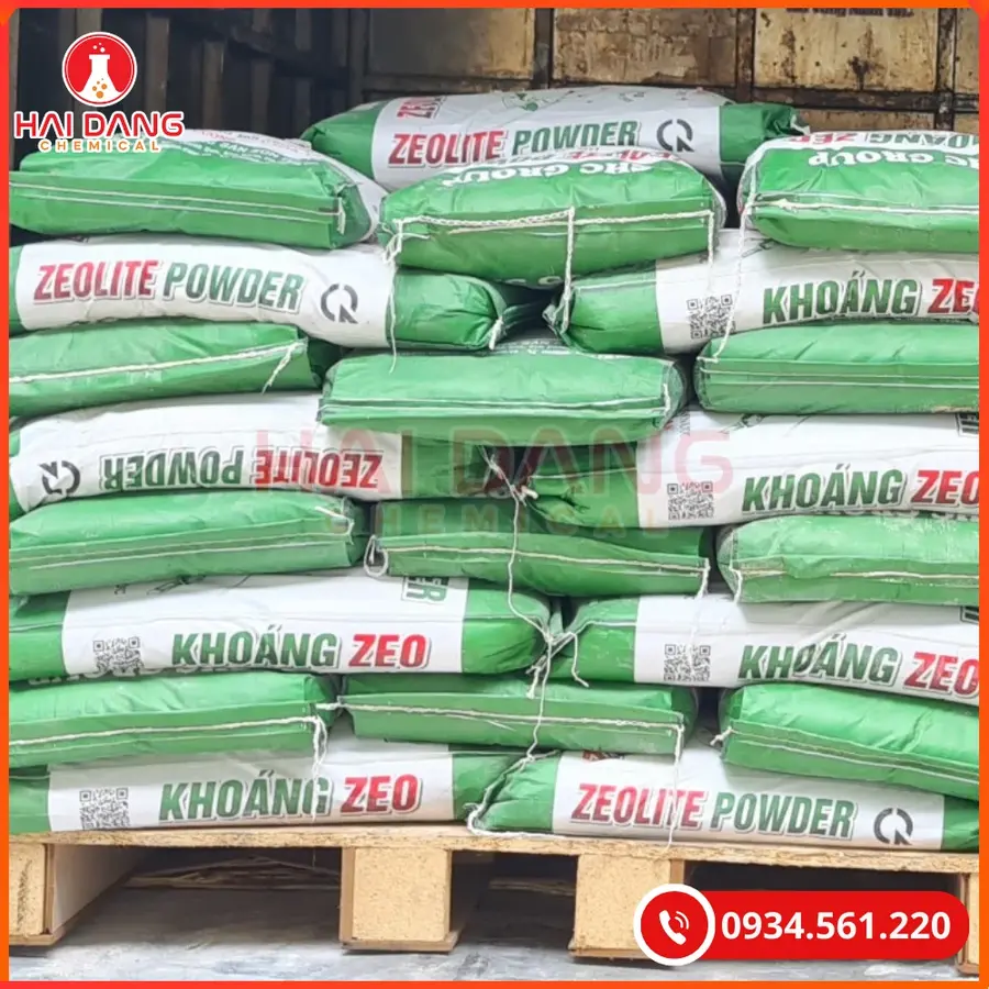 Zeolite Bột Bao 25kg Tại Quảng Ninh