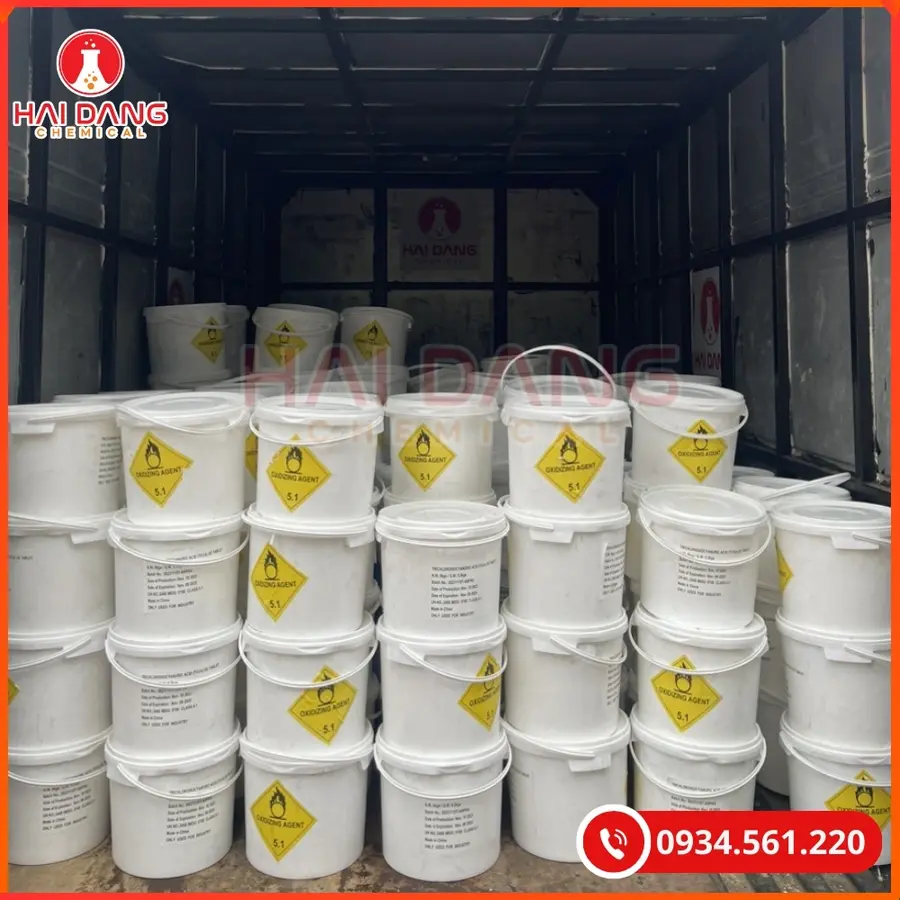 TCCA viên 20g, xô 5kg Trung Tại Quảng Ninh