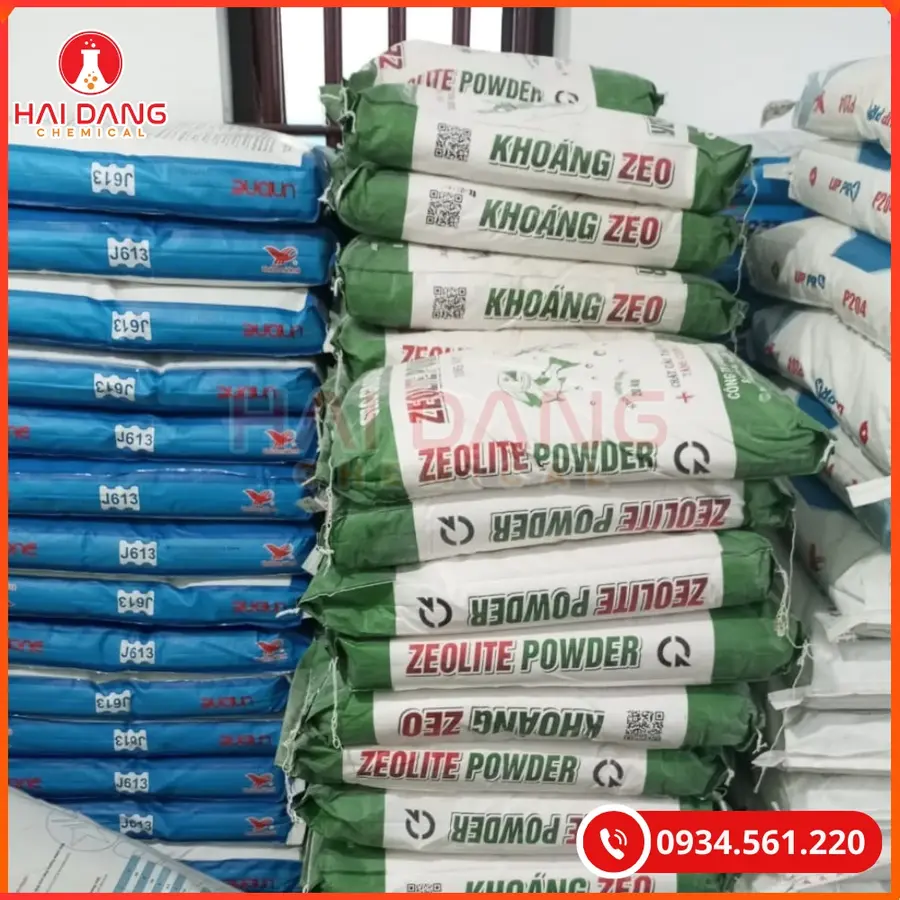 Zeolite Bột Bao 25kg Tại Quảng Ninh