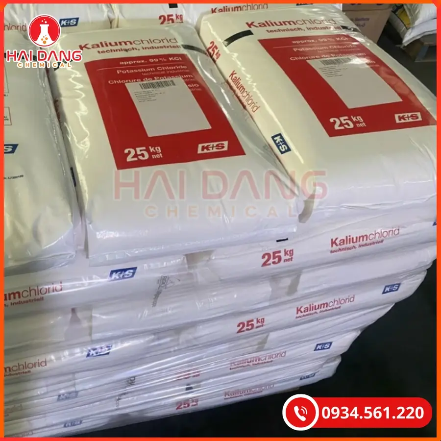 Kalium Chlorid KCl 99% Đức 25kg/bao Tại Quảng Ninh