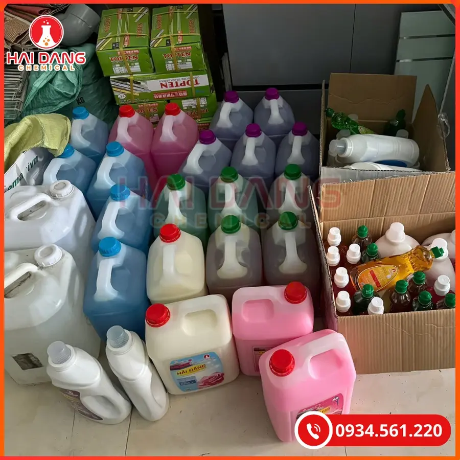 Nước Xả Vải Hải Đăng Hương Hoa Hồng Việt Nam Can 10L Tại Quảng Ninh