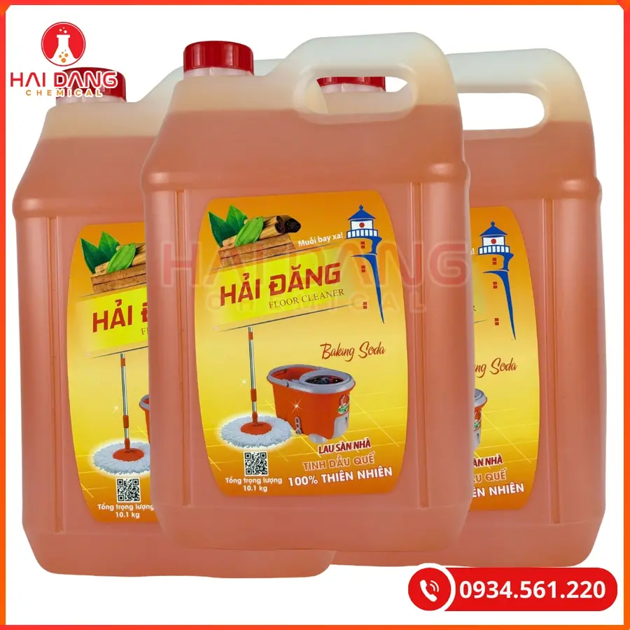 Nước Lau Sàn Hải Đăng Hương Quế Việt Nam Can 10L Tại Quảng Ninh