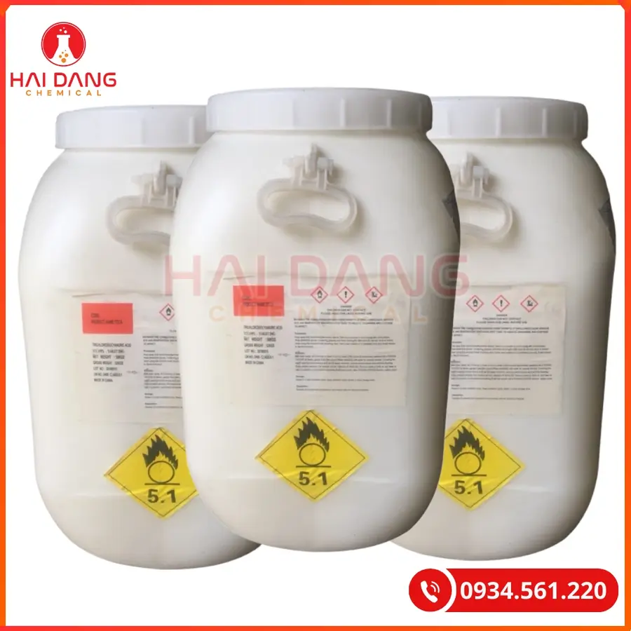 TCCA Viên 200g C3Cl3N3O3 50kg/thùng Tại Quảng Ninh