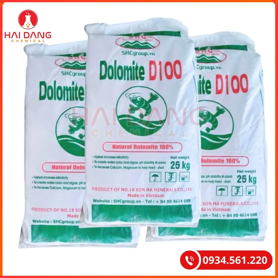 Khoáng Dolomit  Bao 25kg Tại Quảng Ninh