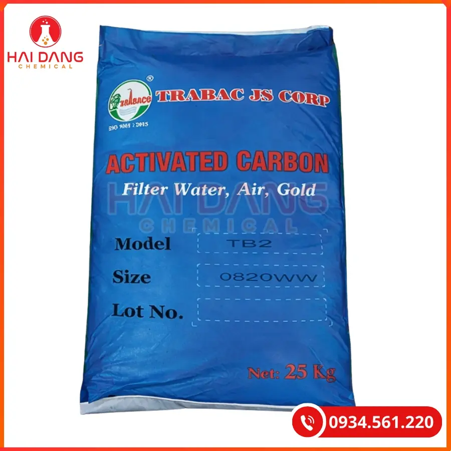 Than hoạt tính TB2 Việt Nam 25kg/bao Tại Quảng Ninh