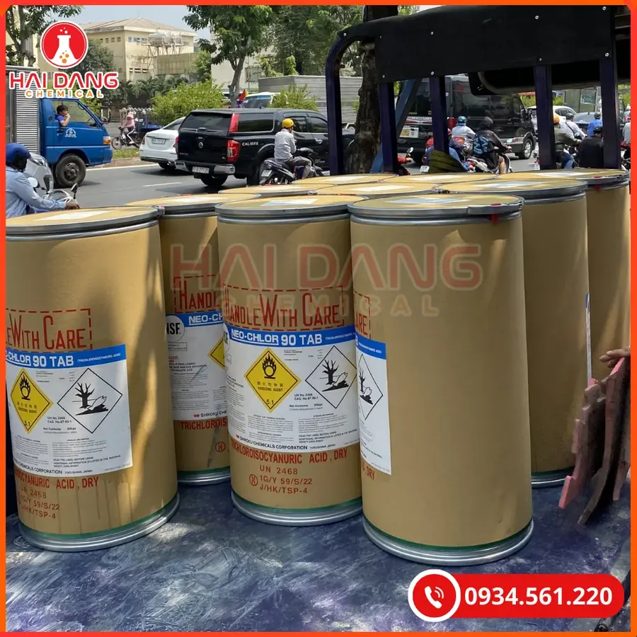 TCCA Viên Shikoku 200g C3Cl3N3O3 50kg/thùng Tại Quảng Ninh