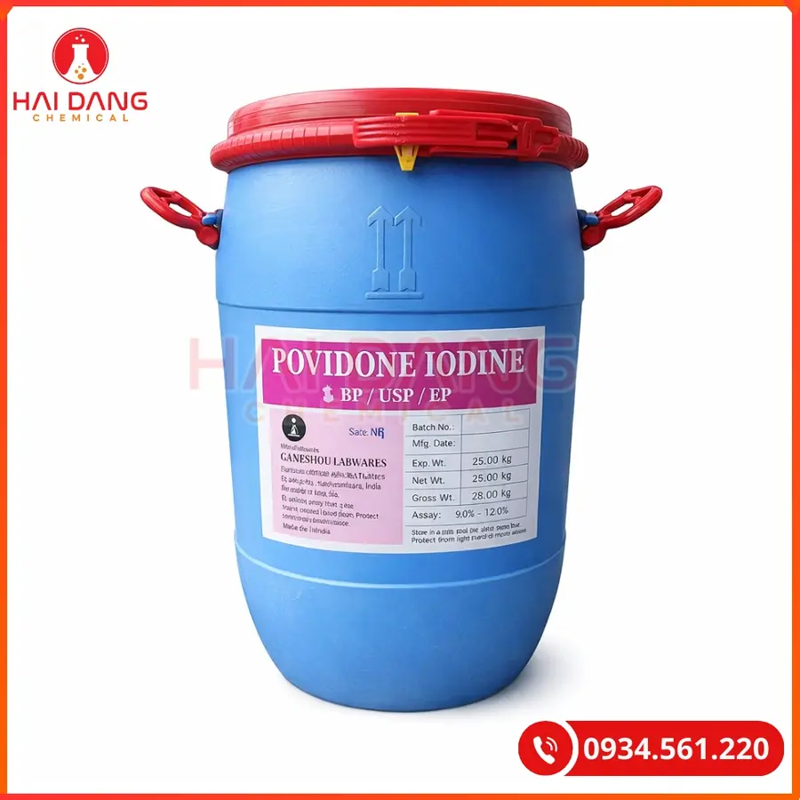 Pvp Iodine 25kg/thùng Amparey Tại Quảng Ninh