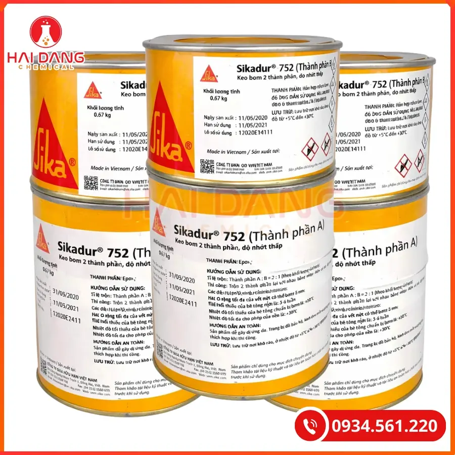 SIKADUR 752 - 1kg & 2kg/bộ Tại Quảng Ninh
