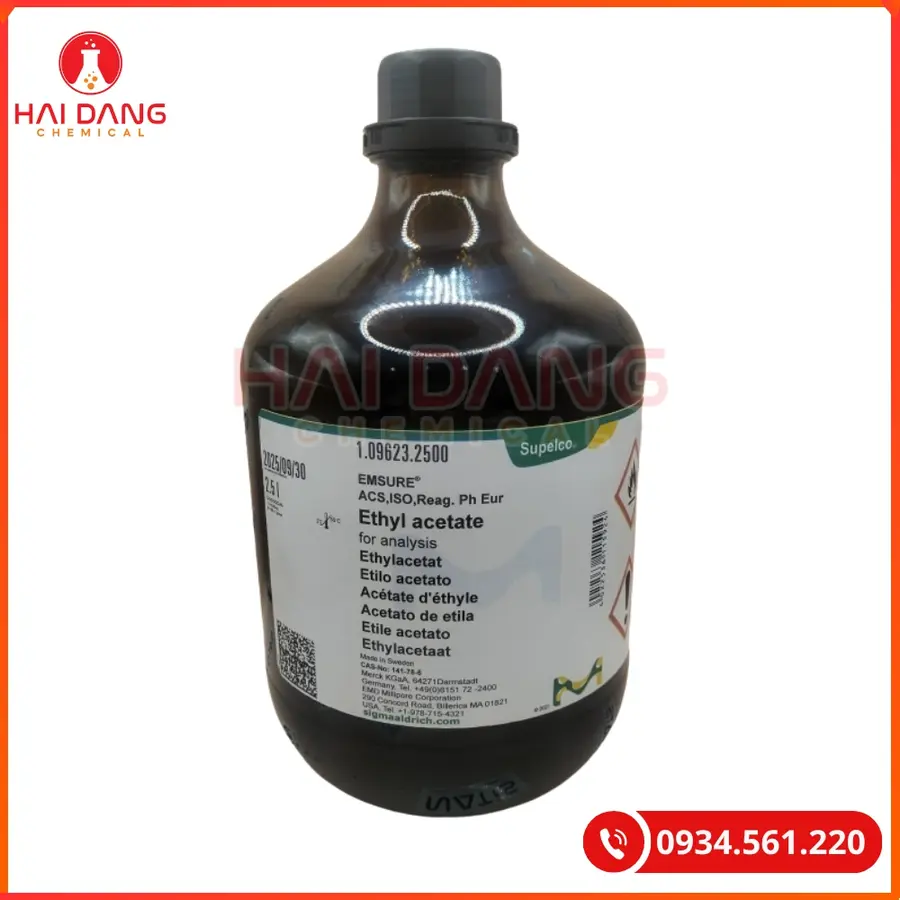 Ethyl acetate C4H8O2 Merck 2,5L Tại Quảng Ninh