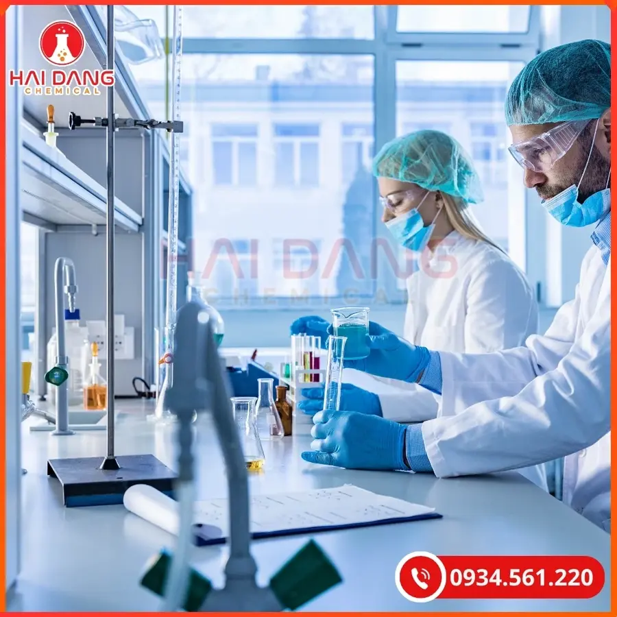 Sodium acetate trihydrate CH3COONa·3H2O Ghtech 500g Tại Quảng Ninh