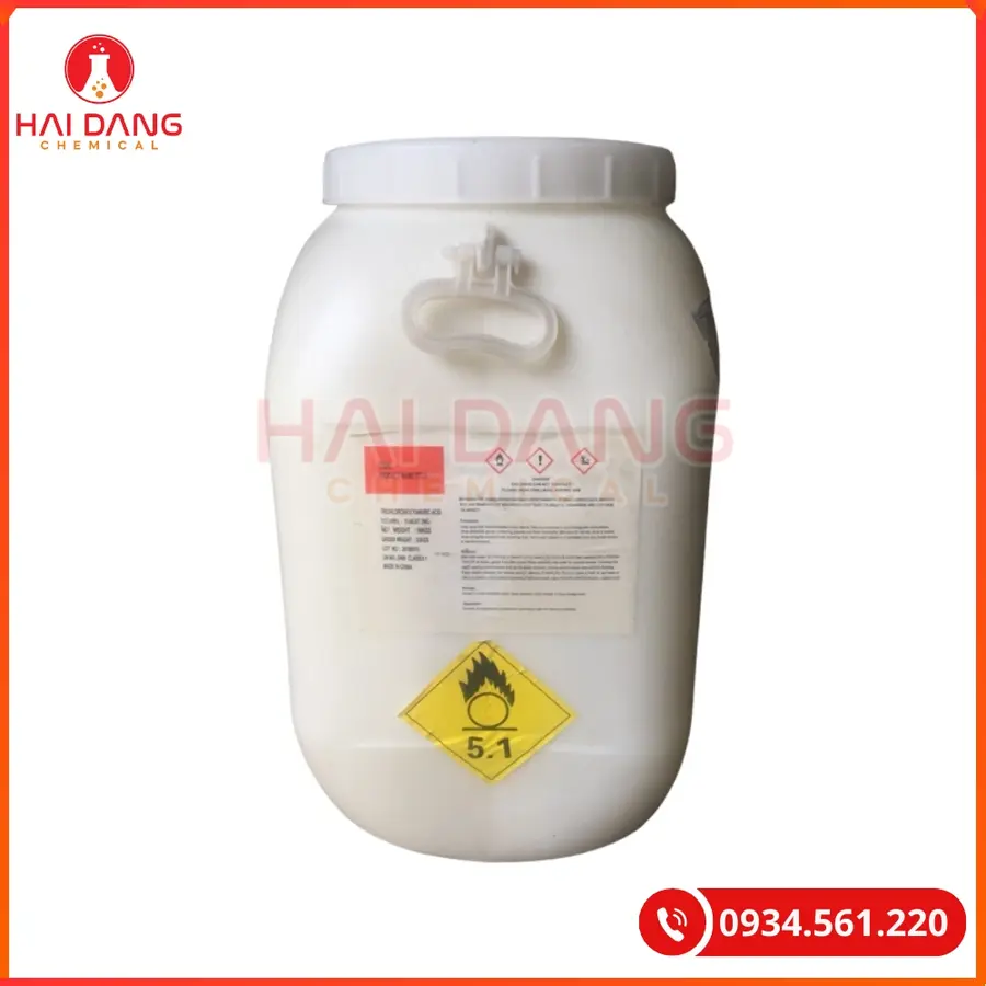TCCA Viên 200g C3Cl3N3O3 50kg/thùng Tại Quảng Ninh