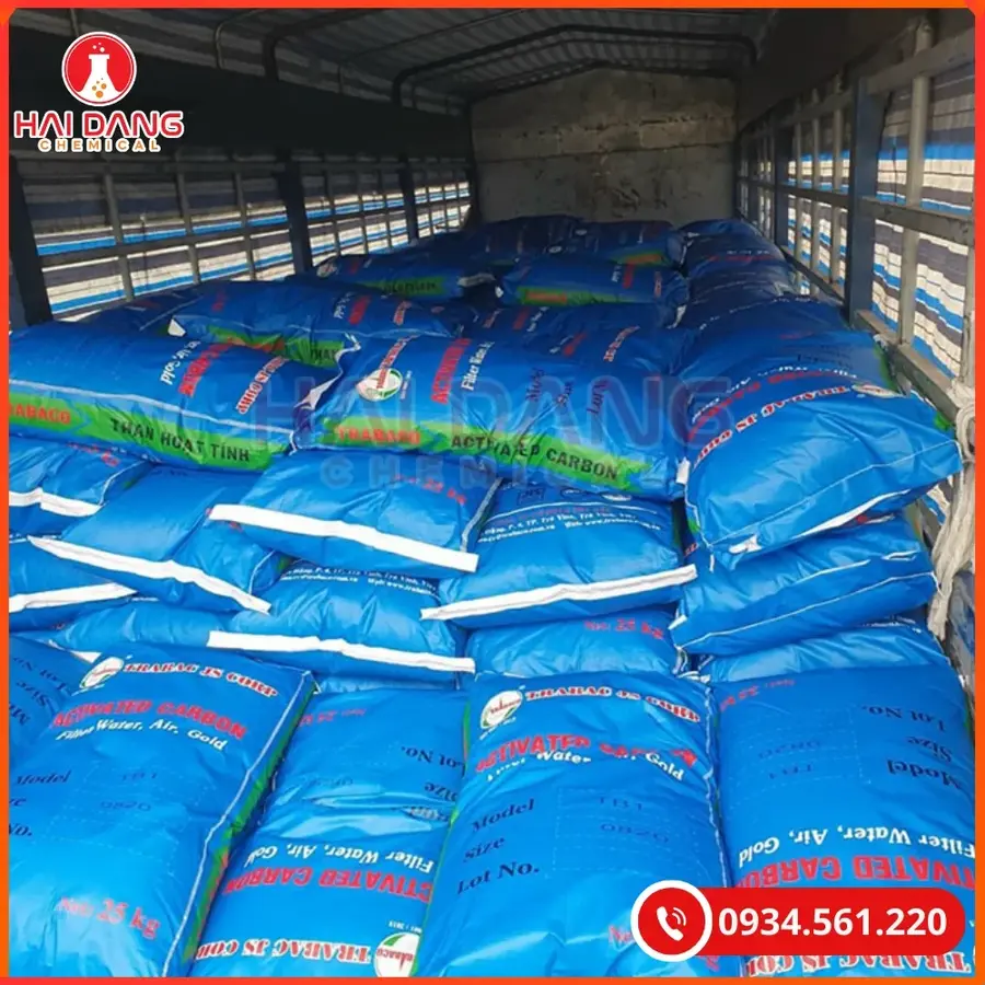 Than hoạt tính TB3 Việt Nam 25kg/bao Tại Quảng Ninh