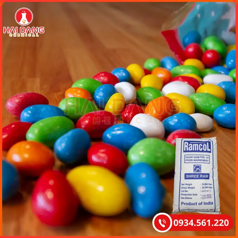 Guar Gum E412 25kg/bao Trung Quốc Tại Quảng Ninh