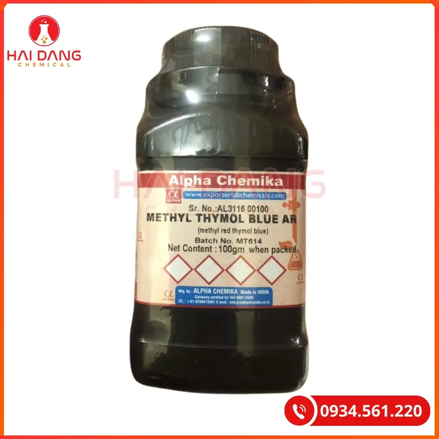 Thymol Blue (C27H30O5S) Alpha chemika 25g Tại Quảng Ninh