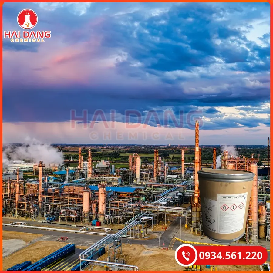 TCCA Viên Nissan 200g C3Cl3N3O3 50kg/thùng Tại Quảng Ninh