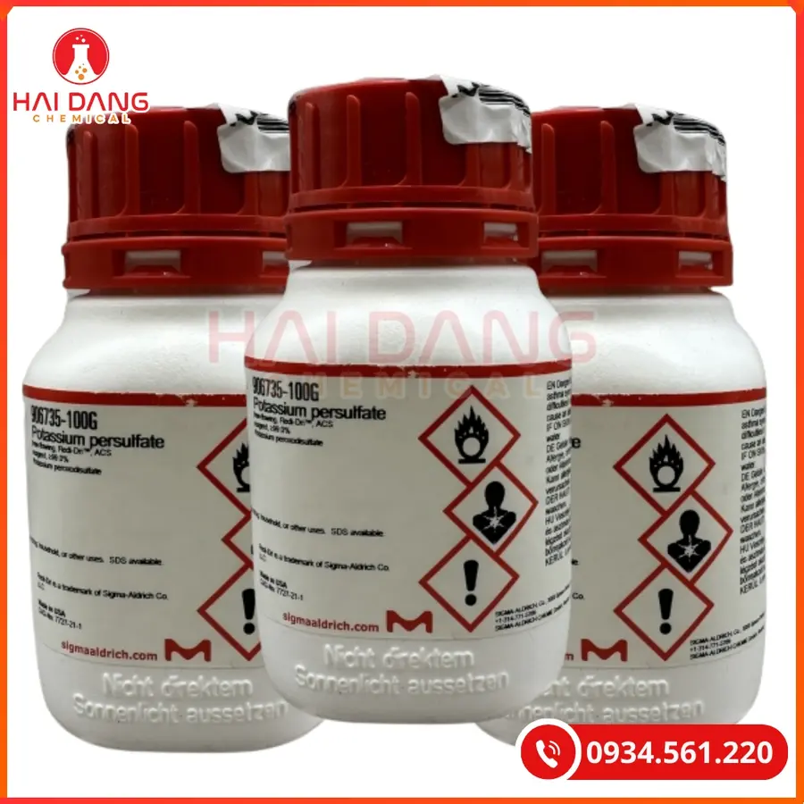 Potassium persulfate K2S2O8 Sigma 100g Tại Quảng Ninh
