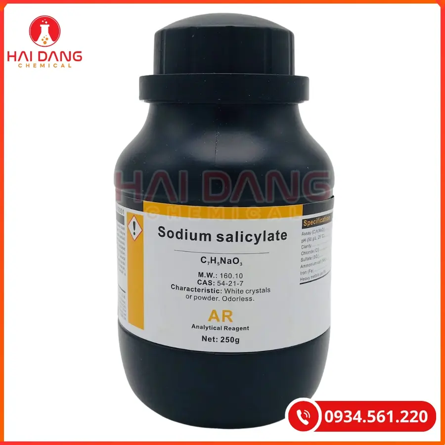 Sodium Salicilat (C7H5NaO3) Xilong 500g Tại Quảng Ninh